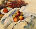 Manzanas en una hoja Paul Cezanne Impresionismo bodegón